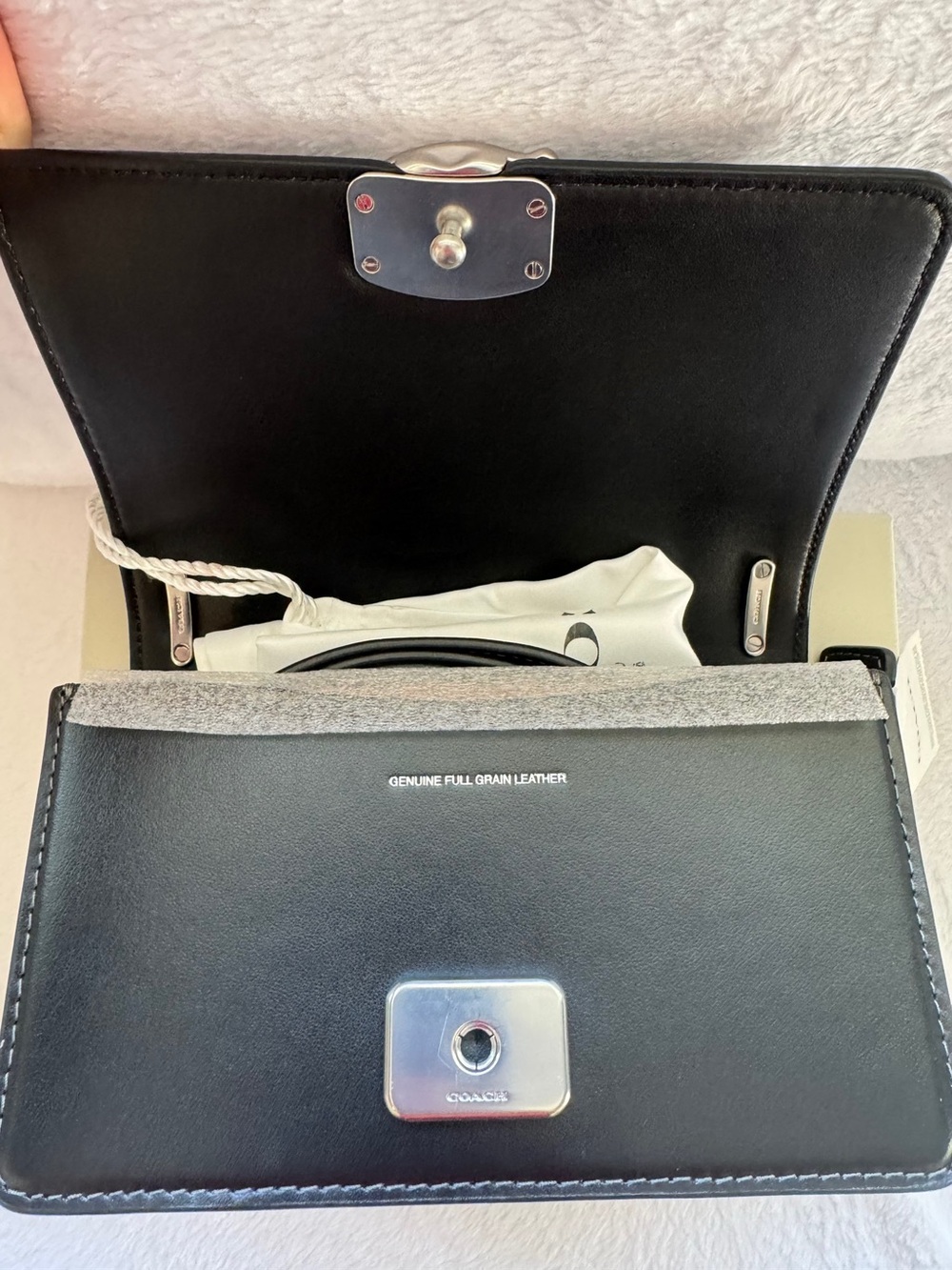 NWT Coach Bandit Crossbody Black Leather CD724 - Picture 3 of 15